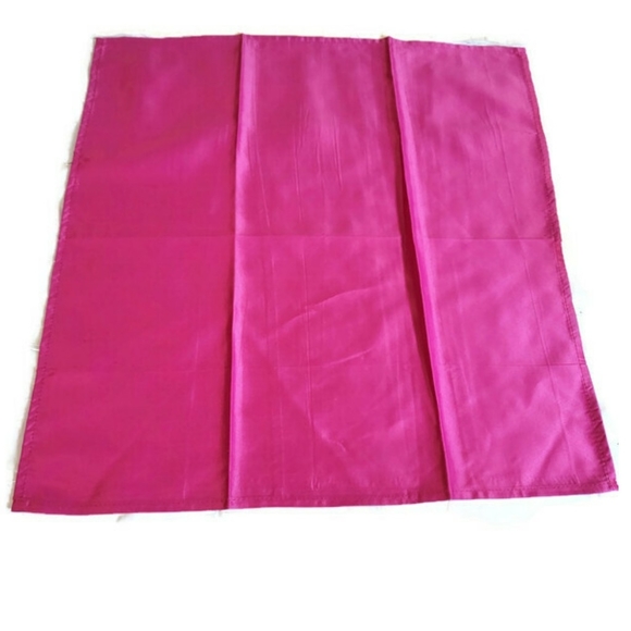 Set of 12 20” X 20" Poly Satin Napkins Wedding Baby Party Bridal Tea 12 Napkins - Picture 7 of 8